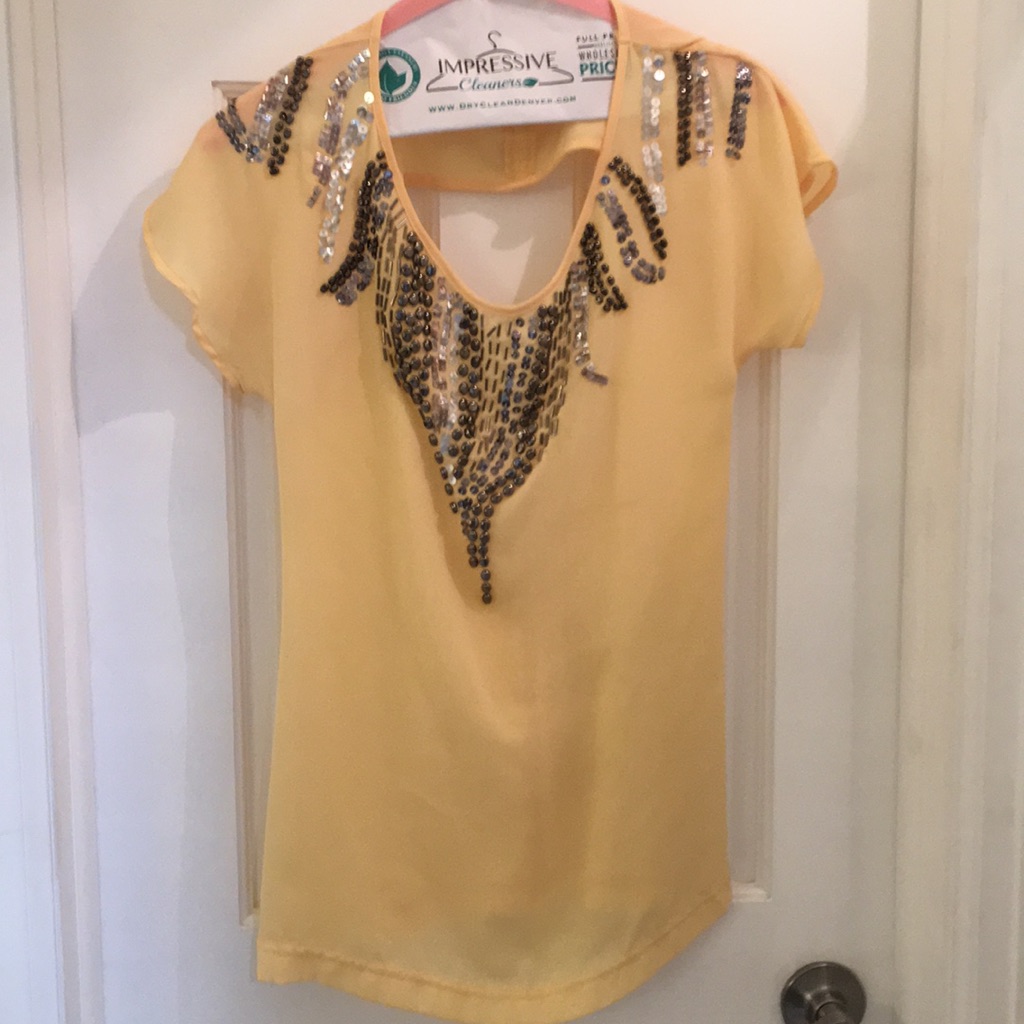 Yellow Sequence Top